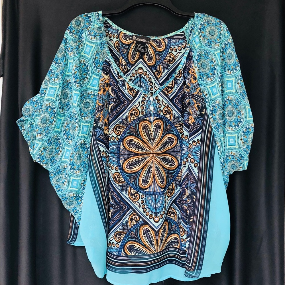 Signature Studio Sheer Top